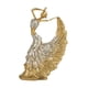 thumbnail image 5 of Figura De Bailarina De Pavo Real, Escultura De Baile De Resina Para Dormitorio, Regalo Del Día De La Madre, Dorado, 5 of 5