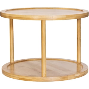 Wakshome - Estante Giratorio De Bambu 360° Organizador Giratoriode Cocina Para Especias