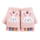 thumbnail image 1 of Lindos guantes de invierno tejidos de lana para niños pequeños, cálidos guantes convertibles sin dedos con funda para manoplas para niñas y niños, 1 of 6