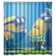 thumbnail image 1 of Cortina de ducha de animación, juego de cortina de baño con ganchos, tamaño 60 x 72 pulgadas, 1 of 3