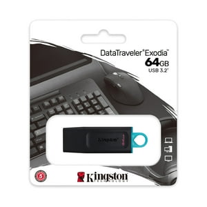 Kingston - Pendrive 64Gb Datatraveler Exodia 3.2 Gen 1