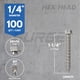 thumbnail image 3 of Tornillos para concreto SURGE BUILDING PRODUCTS 6 cm (100 unidades), 3 of 8