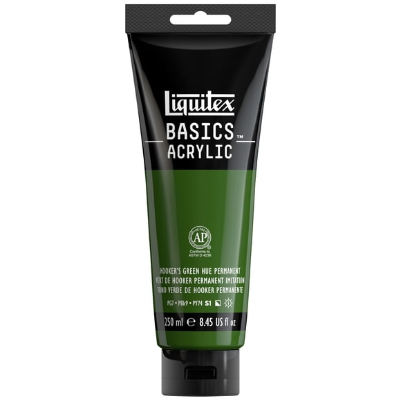 Pintura Acrílica Liquitex 250 ml Verde Hooker (Tono Permanente)