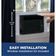 thumbnail image 3 of Aire acondicionado de ventana GE de 5000 BTU para 14 m², color negro, 3 of 6
