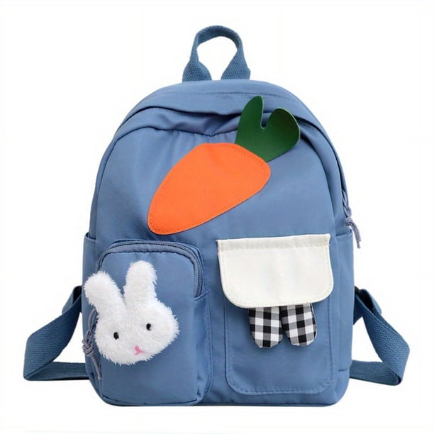 Children's Cute Schoolbags Cartoon Bunny Carrot Schoolbags For Primary School Students Kindergarten Schoolbags
