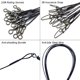 thumbnail image 2 of Fishing Leader Wire UncleSportinfof, 30 unidades, 100 libras, acero inoxidable, 2 of 6