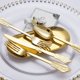 thumbnail image 5 of Cubertería desechable BuCla Gold Plastic 600 piezas, 5 of 5