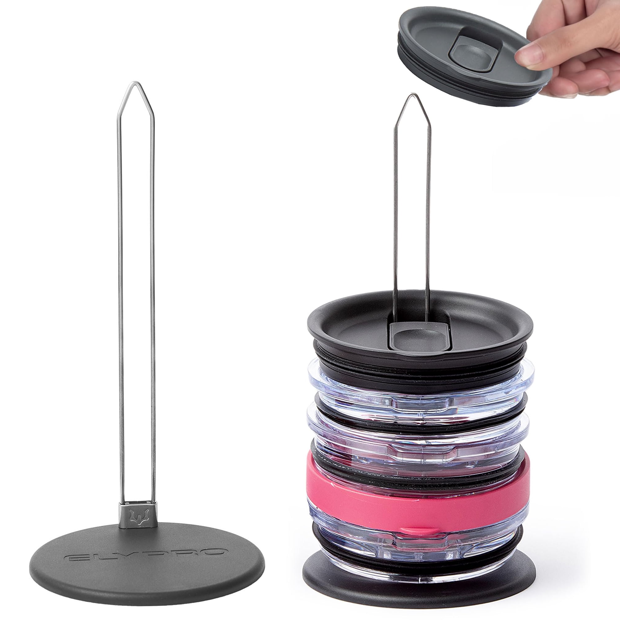 Organizador De Tapas Para Vasos Elypro Para Stanley, Yeti E Hydro Flask