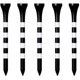 thumbnail image 1 of Tees de Golf de Madera Zivisk 70 mm Negro - Pack de 100, 1 of 7