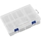 thumbnail image 1 of Organizador de rejillas de plástico portátil de 8 piezas, doble capa, transparente, para guardar joyas, 2 unidades, 1 of 7