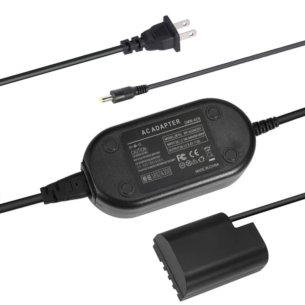 Adaptador de corriente alterna SinfoXeon DMW-DCC12 reemplaza al BLF-19 para Panasonic Lumix DMC-GH3, DMC-GH4, DMC-GH3K, DMC-GH4K, DC-GH5, DC-G9