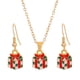 thumbnail image 5 of Conjunto De Collar Y Aretes Navideños, Joyería Navideña Para Caja De Regalo Festiva De San Valentín, 5 of 5