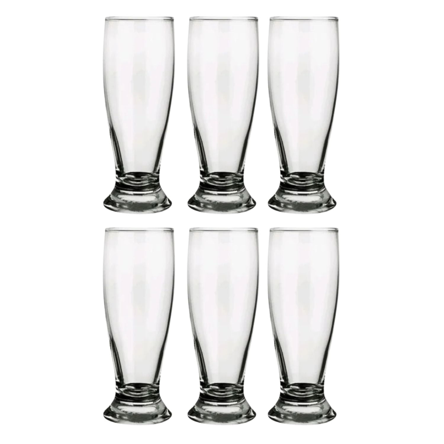 Nadir - Set 6 Vasos Cerveceros Munich De 300ml Vidrio Cocina