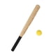 thumbnail image 3 of El Bate De Béisbol Y La Bola Fijaron Color De Madera Del Grano De Los Juegos De Béisbol Del Juguete Educativo Ligero De 21 Pulgadas, 3 of 5