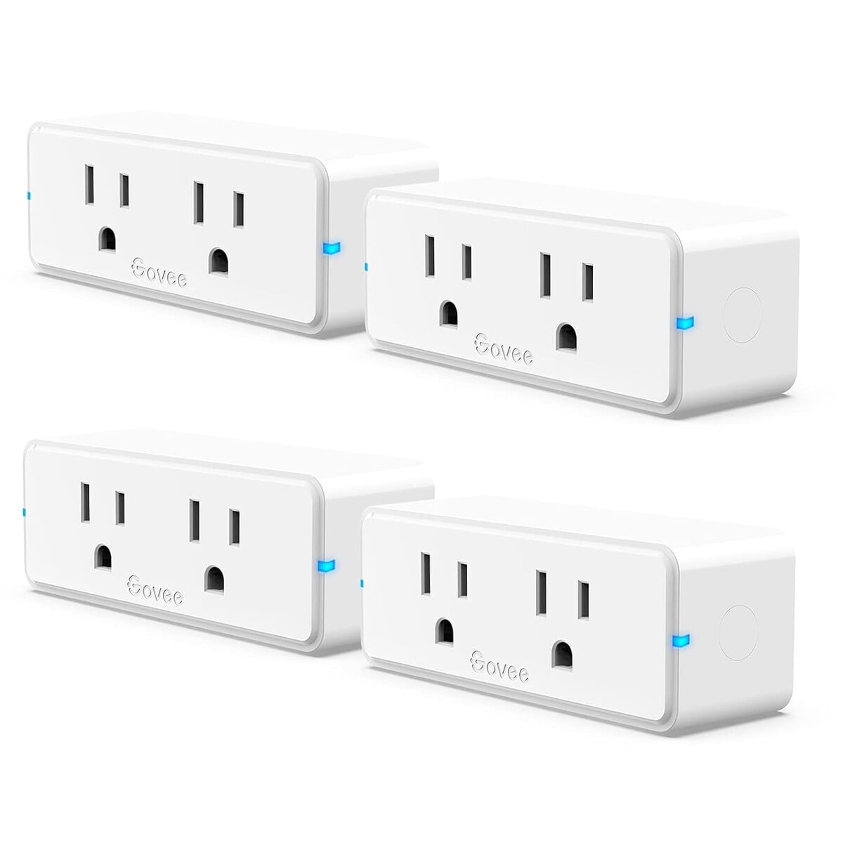 Enchufe Inteligente Govee Dual 4 Pack 15a Wifi Bluetooth