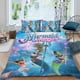 thumbnail image 2 of Magia de Sirena Conjunto de sábanas temático, trío de piezas, cómodo y amigable con la piel, diseño único, regalo de decoración para el hogar para familiares, amigos y fans,135cm *200cm, 2 of 6
