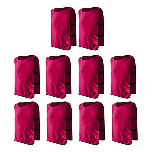 Pack X10 Chaleco Deportivo Petos XL Extra Grande Adultos