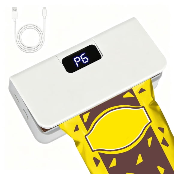 Selladora mini recargable para bolsas VortecSys con pantalla LED