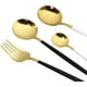 thumbnail image 5 of XmhyTop Juego de Cubiertos de Cocina de 24 Piezas, Inoxidable, Color Oro Negro, Ideal para Hogares y Eventos, 5 of 5