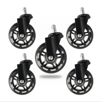 Atenza - Pack 5 Ruedas Silla Gamer Oficina De Silicona Tipo Roller