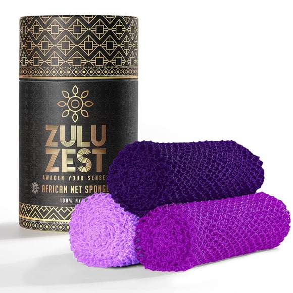 Esponja de Baño ZULU ZEST Pack 3 Red Exfoliante