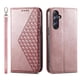 thumbnail image 1 of Funda Flip FOXDOCK para Samsung Galaxy M54 , Estilo Billetera con Diseño Rombo, Correa de Mano y Soporte, Uso Diario, 1 of 6