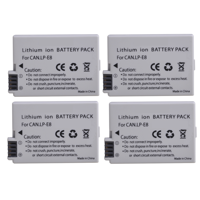 Genérico - 4 Baterías Lp-E8 Canon Alternativa