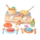 thumbnail image 4 of Juego De Cocina De Madera Para Niños, Juego De Cocina De Simulación Navideña, 4 of 5