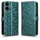 thumbnail image 1 of Funda Cartera Lunares Samsung Galaxy A06 5G con Tarjetero, Correa y Soporte Verde, 1 of 6