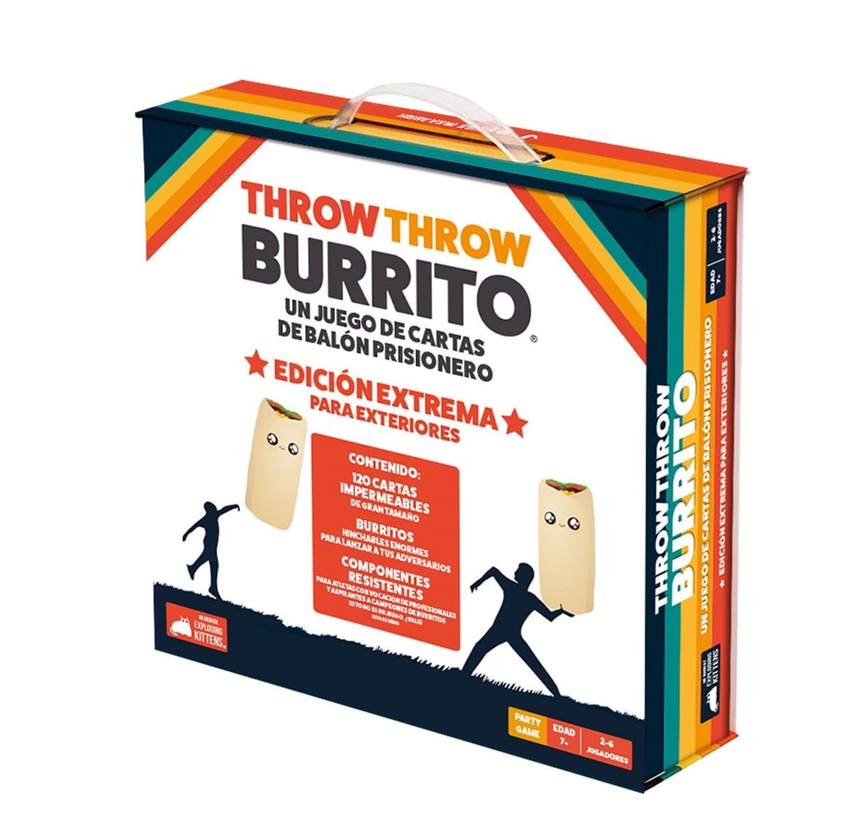 Exploding Kittens - Juego De Mesa Throw Burrito Ed Extrema Para Exteriores