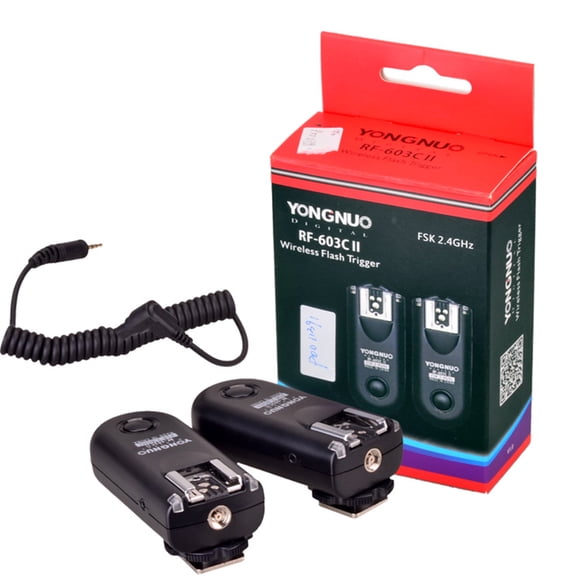 2 Trigger Disparador Yongnuo Rf603C Ii Para Canon C1