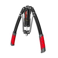 Magideal - Ejercitador De Brazos Hidráulico Para Pecho, Entrenamiento De Fitness, Fortalecedor Hidráulico De Brazos Para Adultos, Bíceps Y Parte Superior Del Cue Rojo