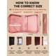 thumbnail image 3 of Funda para Biblia de piel PU Loorow con kit de estudio bíblico, rosa, 3 of 7