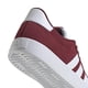 thumbnail image 4 of Zapatillas Adidas VL Court 3.0 de piel para hombre, color rojo sombrío y blanco, 4 of 5