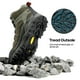 thumbnail image 3 of Botas de senderismo NORTIV 8 Paladin impermeables para hombre, color verde militar, 8,5 W, 3 of 3