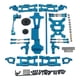thumbnail image 3 of 1:14 RC Upgrade Metal Kit Motor Gear Para WLtoys 144001 Piezas De Automóvil Azul, 3 of 5