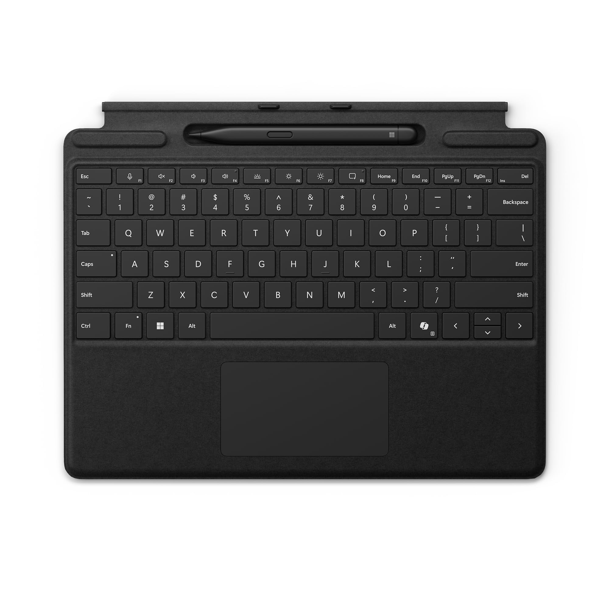 Teclado Microsoft Surface Pro Con Slim Pen Bundle 2, Color Negro