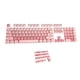 thumbnail image 4 of Juego De Teclas Profesionales Para Teclado Mecánico, Resistentes Y Ligeras, 132 Teclas, Color Rosa, 4 of 5