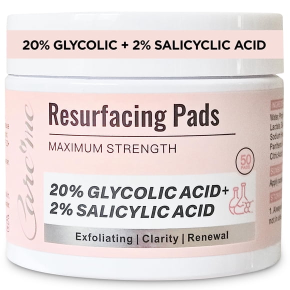 Las almohadillas exfoliantes me cuidan con ácido glicólico al 20% y ácido salicílico al 2%