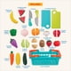thumbnail image 5 of Set Play Food Battat Farmers Market con cesta y tabla de cortar, 5 of 9