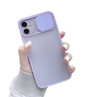 Genérico - Carcasas Silicona Protección Cámara Matte Para Iphone 11 Lila