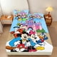 thumbnail image 1 of Mickey Minnie Fitted Sheet Mickey Mouse Bed Sheets Sheet Set for Kids Boys Girls,Bedroom for 15-30cm high mattresses Bed Sheets, 1 of 5