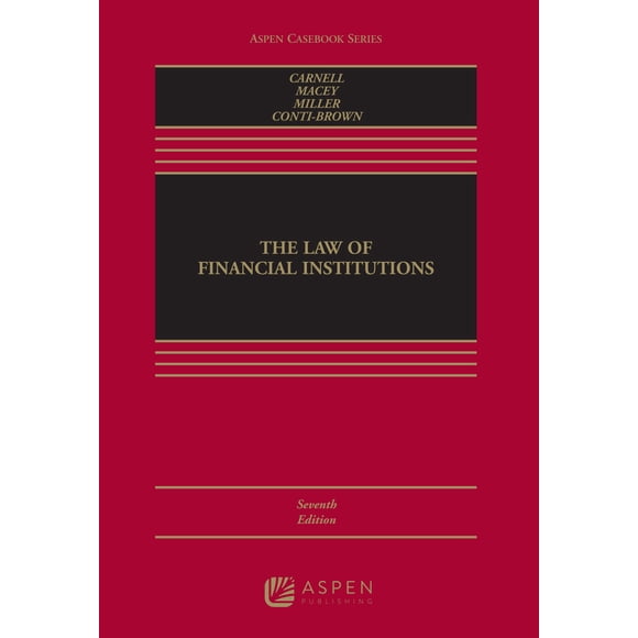 Libro Aspen Publishers: Ley de las Instituciones Financieras