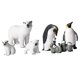 thumbnail image 5 of Figuras De Animales Coleccionables Miniaturas De Osos Polares Y Emperadores Decoraciones Para El Hogar, 5 of 5