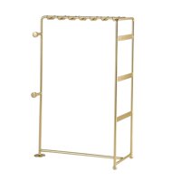 Bothyi - Soporte De Lujo Para Joyería, Soporte De Exhibición, Almacenamiento Para Pendientes, Pulseras, Tobilleras, Dorado