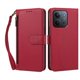 thumbnail image 3 of Funda con Billetera para [Xiaomi Redmi 15C 4G/5G] con Bolsillo Zipper y Tarjetero Rojo, 3 of 6