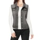 thumbnail image 1 of INSPIRE CHIC Chaleco de Mezclilla sin Mangas para Mujer con Botones Lavado Chaqueta Gris M, 1 of 6