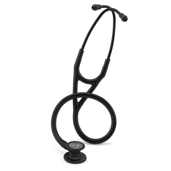 Fonendoscopio 3M™ Littmann® Cardiology IV™ Negro - Vástago Violeta - Acabado Negro 6203