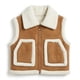 thumbnail image 1 of Chaleco Borrego Unisex Sin Mangas Invierno Estilo Europeo, 1 of 3