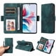 thumbnail image 1 of Carcasa FOXDOCK OPPO Reno 11F de cuero PU, diseño acolchado clásico, protección contra caídas y rayones, 1 of 5
